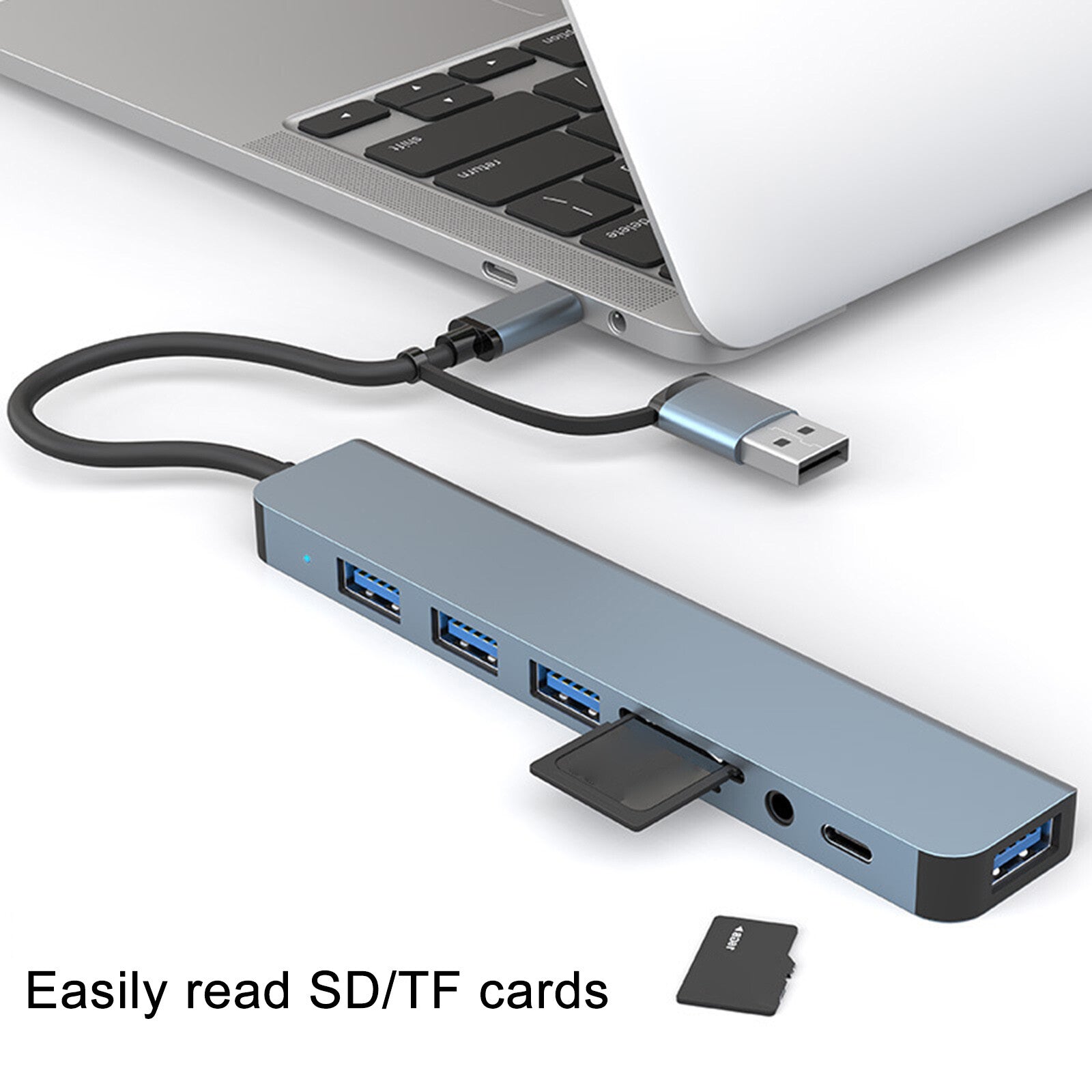 USB Hub 8u1 3.0 TYPE-C