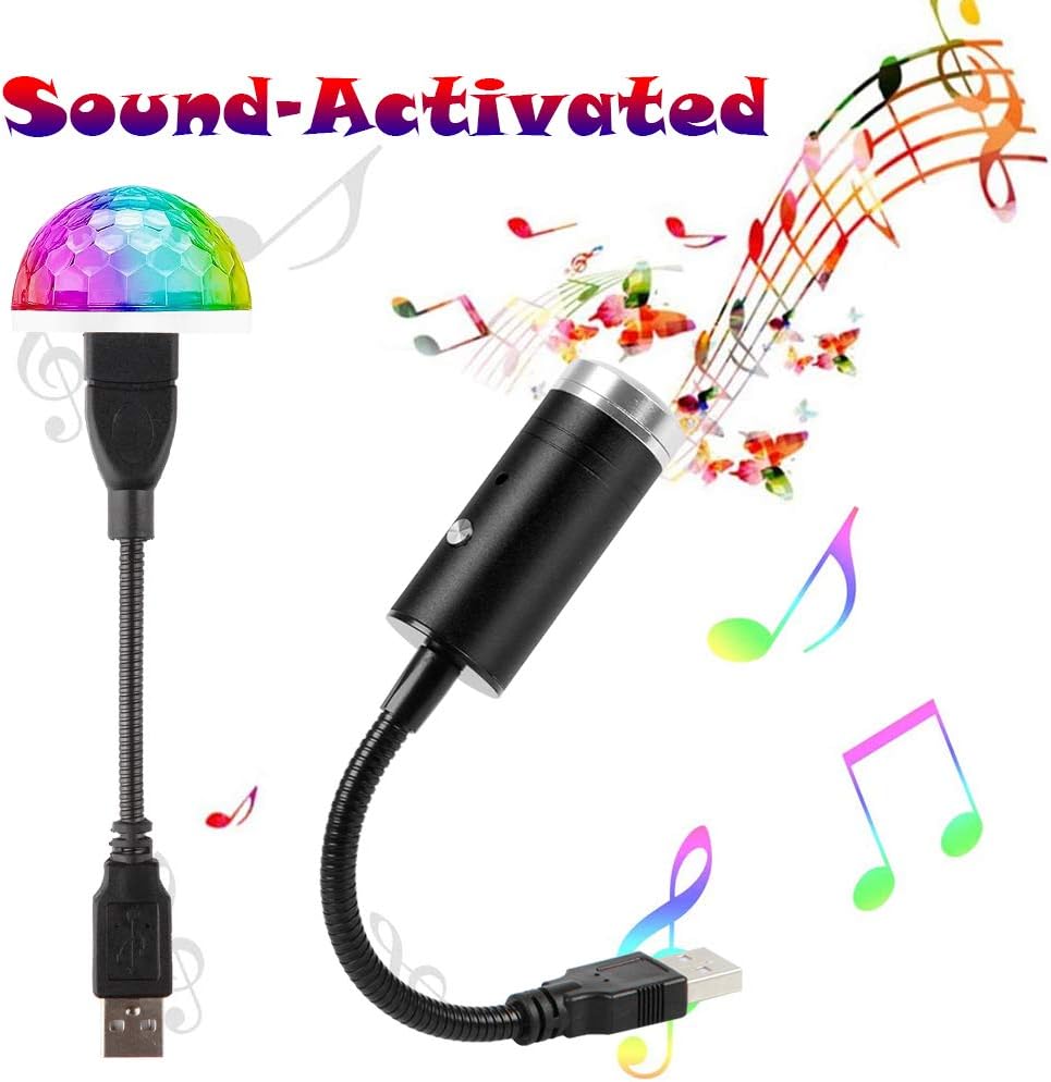 Led usb projektor zvezdano nebo