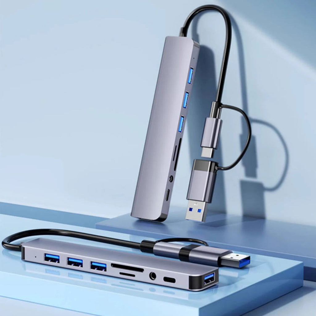 USB Hub 8u1 3.0 TYPE-C