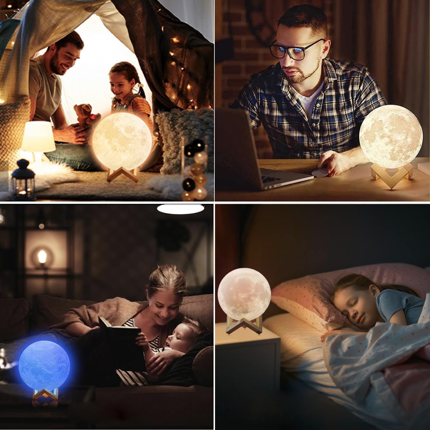 Mesec lampa RGB