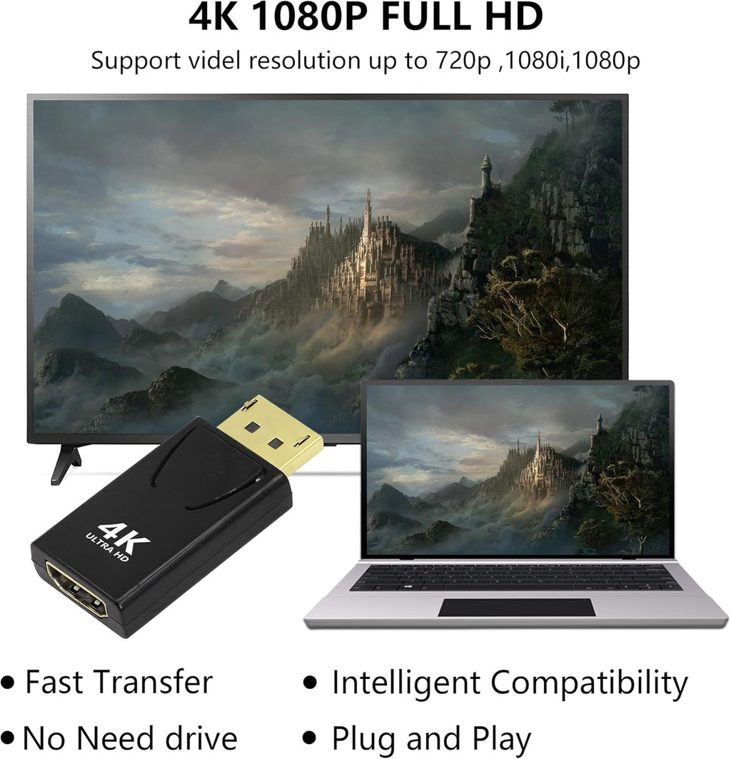 DisplayPort-HDMI adapter