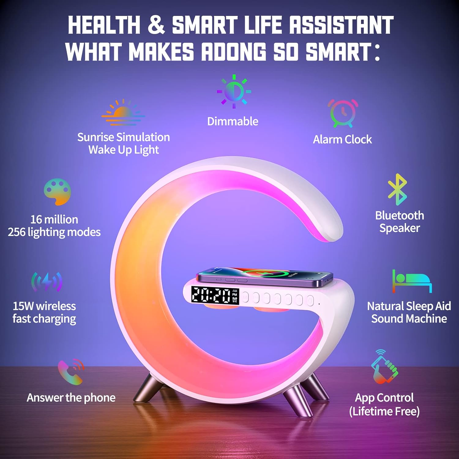 Led alarm budlinik-bežicni punjac