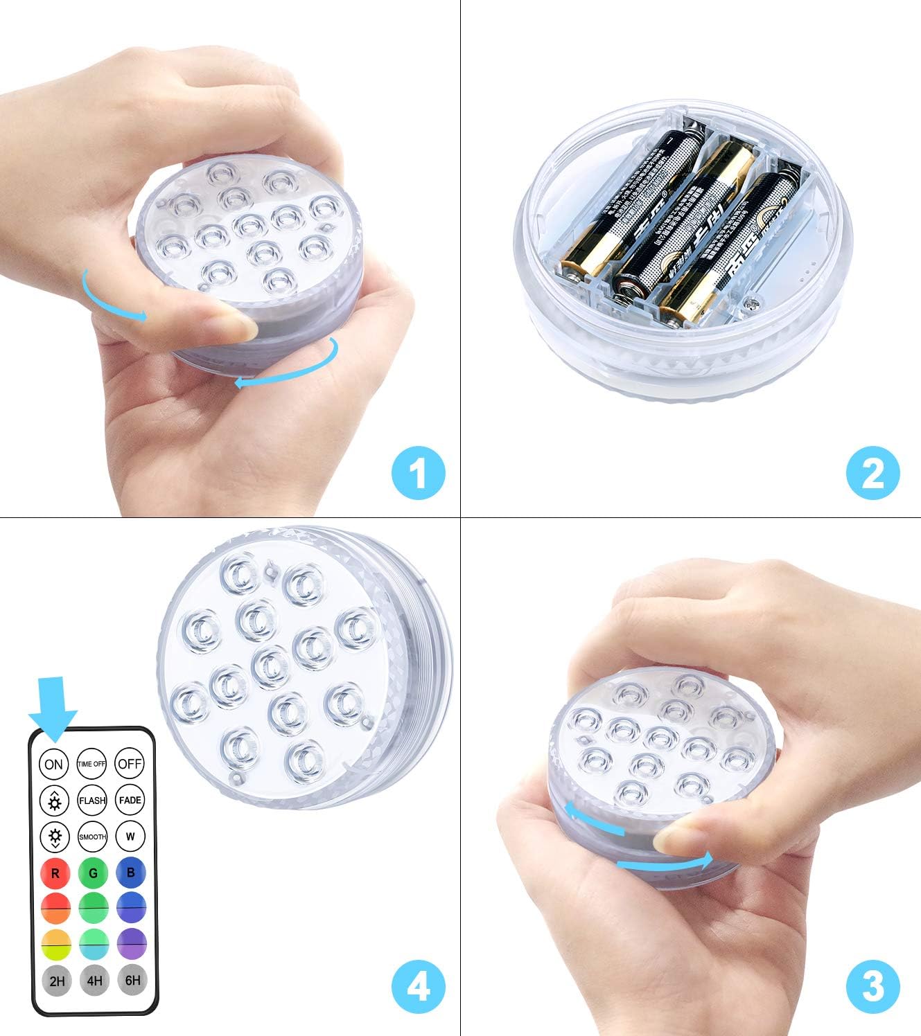 Led svetlo za bazen RGB