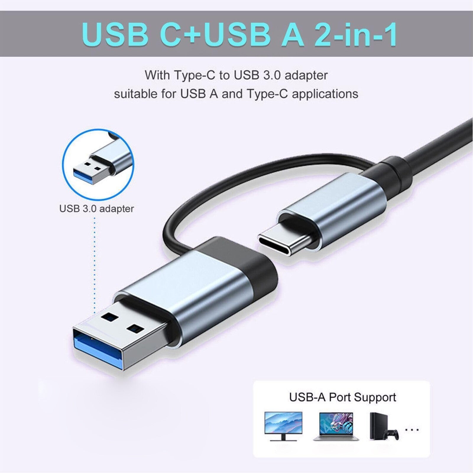 USB Hub 8u1 3.0 TYPE-C