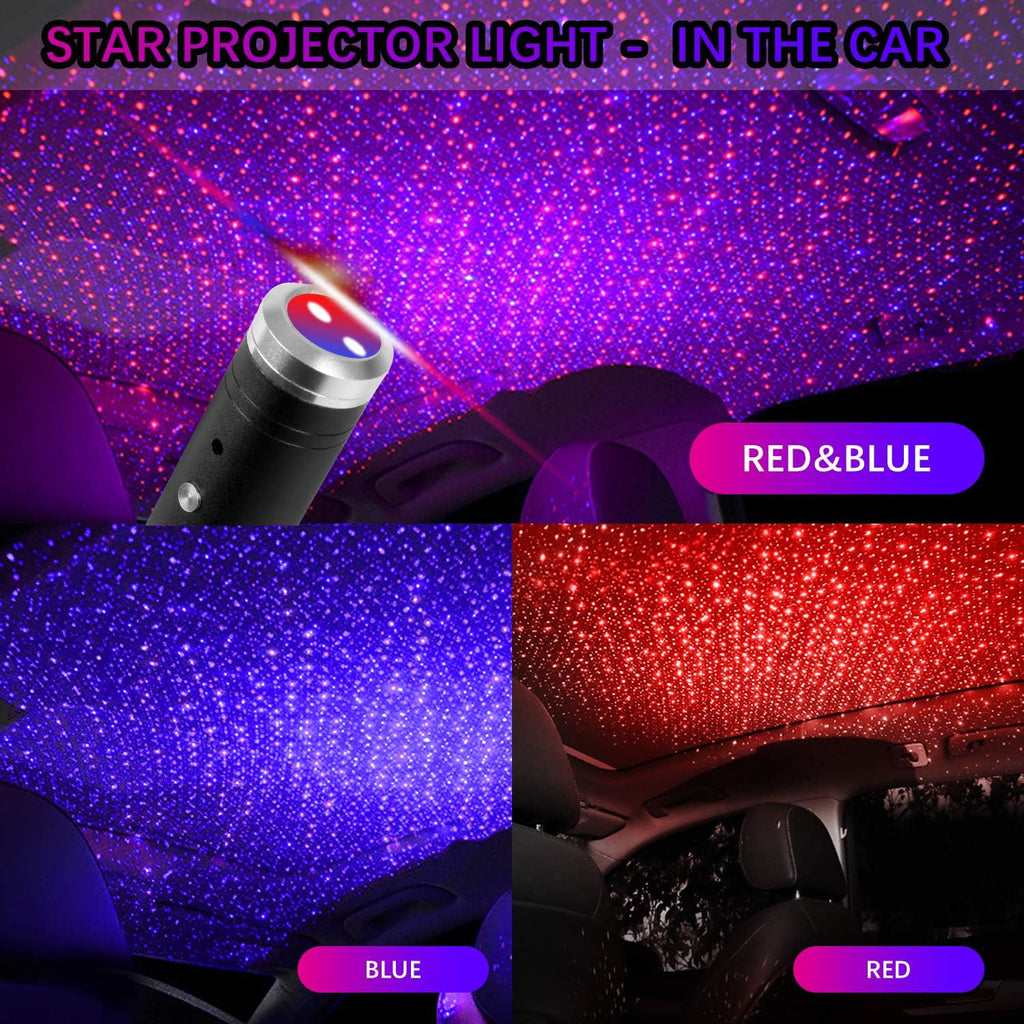 Led usb projektor zvezdano nebo