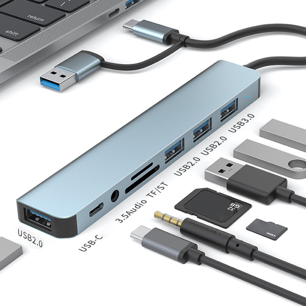 USB Hub 8u1 3.0 TYPE-C